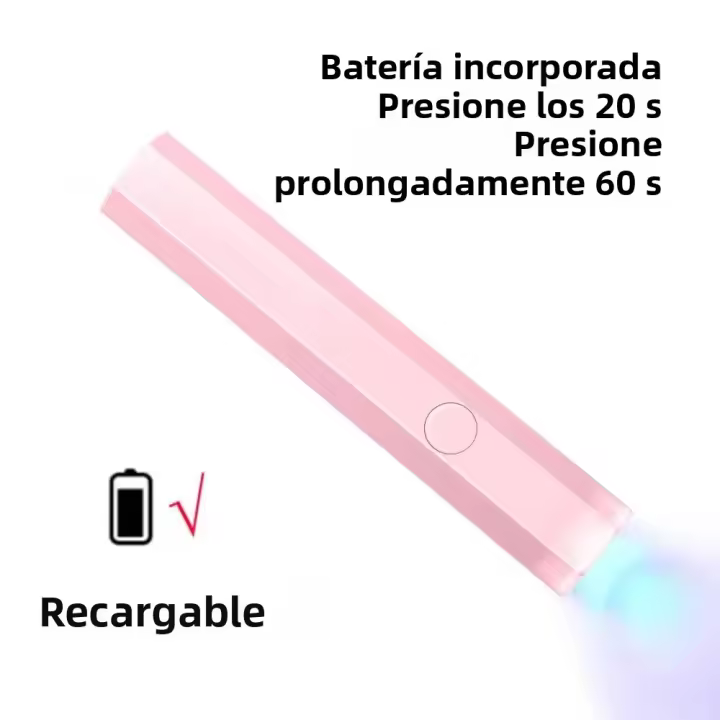 Lámpara Portátil Para Uñas Mini Secado Rápido USB Secadora De Uñas LED UV Mini Flashlight Pen Máquina De Secado De Polvos De Uñas - 1