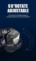 Linterna Frontal LED Recargable 1200LM 8 Modos Sensor De Movimiento Impermeable Para Camping Montañismo Ciclismo Y Atletismo - details 2