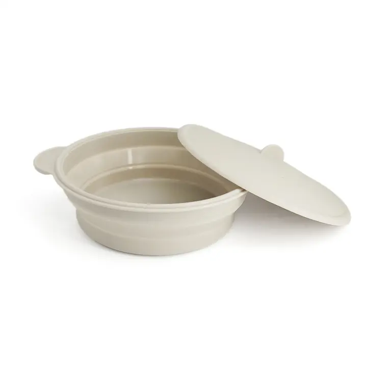 Vaporera de silicona para microondas y horno VINAK  Estuche de vapor plegable de 1200 ml. Papillote de silicona  Cocina al vapor de forma rápida y saludable, fácil de limpiar en lavavajillas - 1