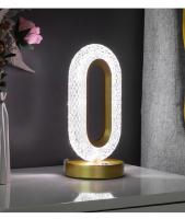 Lámpara De Mesa LED De Cristal Con Control Remoto Y Toque Iluminación De Dormitorio Decoración De Sala De Estar Luz De Escritorio Recargable Y Dimmer Sin Fin - details 5