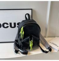 Nueva mochila de moda con contraste de Colores, estilo Korean, informal, primera, de gran capacidad, para estudiantes universitarios, para Mujer - details 7