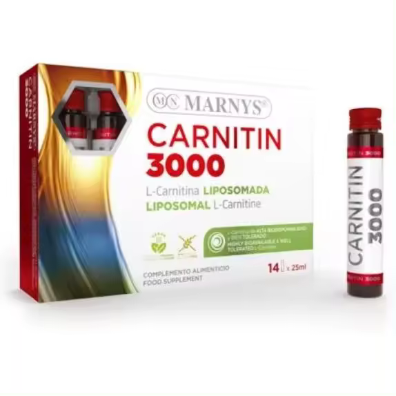 Marnys Carnitin 3000 25 ml x 14 Viales - 1