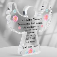 Pie De Luto En Acrílico Con Diseño De Angelito Recuerdo De Lamentación Regalo Para El Pérdido De Amados Figura De Memorial De Despedida - details 5