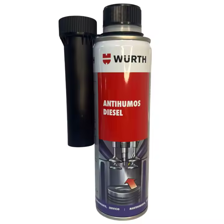 PRE ITV Limpiador de Inyectores Diesel y Antihumos WURTH 300mL - Eliminador de Hollín y Carbonilla  Reductor de Emisiones de Partículas Sólidas en la Atmósfera  Ideal para pre-ITV - 1