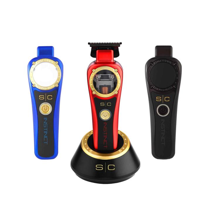 StyleCraft - TRIMMER INSTINCT 9500RPM . hoja fija ancha Black Diamond Carbon DLC X-Pro.Motor Cortacésped inalámbrico con control intuitivo de par,La batería LITHIUM-ION ofrece una autonomía inalámbrica de 4 horas