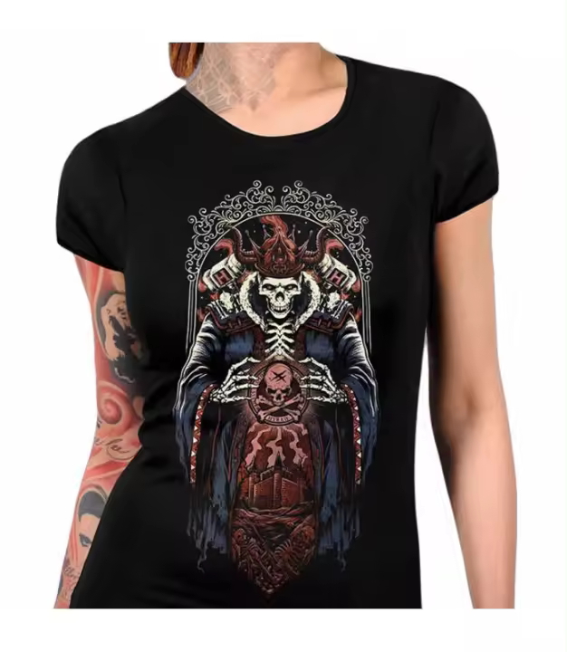 Camiseta Negra Chica Manga Corta Femme Empire HYRAW SP24-W01 - 1