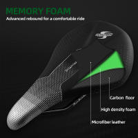 Sillín De Bicicleta De Carbono Ligero Para Carretera Y Montaña 143/155mm Ancho Cómodo Para Hombres Y Mujeres Triatlón Tt Sillín De Carreras - details 0