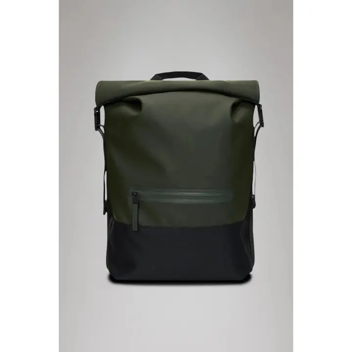 Rains Mochila Trail Rolltop Backpack Verde - 1
