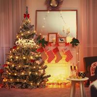 Cinta De Navidad Con Luz De Faeira Decoración DIY Para Casa Arbol De Navidad Adornos De Año Nuevo Navidad Xmas Decoración 2023 - details 10