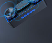 Altavoz Bluetooth portátil, Altavoz inalámbrico Bluetooth 5,0 with Graves Estéreo 3D Hi-Fi, Katería incorporada de 1500 mAh, Tiempo de reproducción 12H (Azul) - details 2