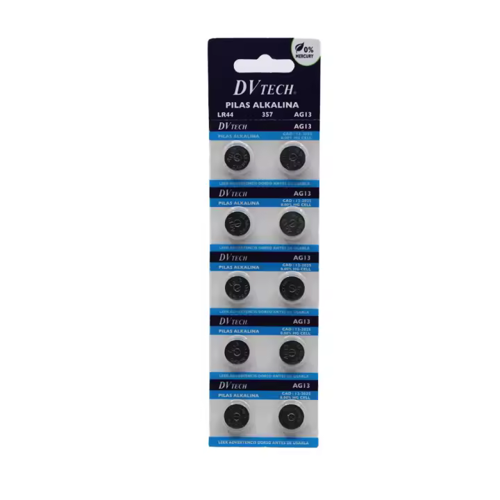 AG13 Set 10-40 Pilas Original Pilas de Moneda Pilas Boton DV Tech AG13 LR44 357 para Relojes, Calculadora, Juguete, Envío Rápido Desde España - 1