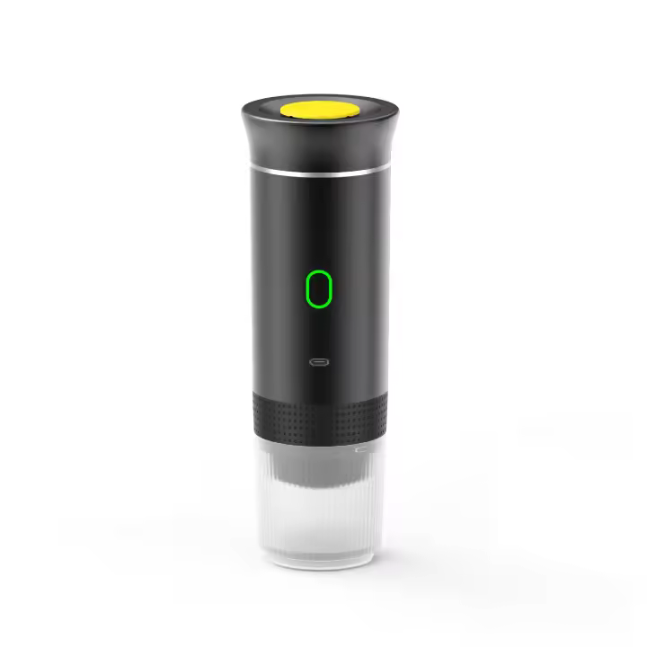 Cecodadi 20 bar Máquina de café portátil, 7500 ma café expreso recargable, para oficina, viaje, casa, compatible con cápsulas y café molido,Compatible con Café Molido y Cápsulas para RV, Senderismo, Oficina,Con función de calentamiento - 1