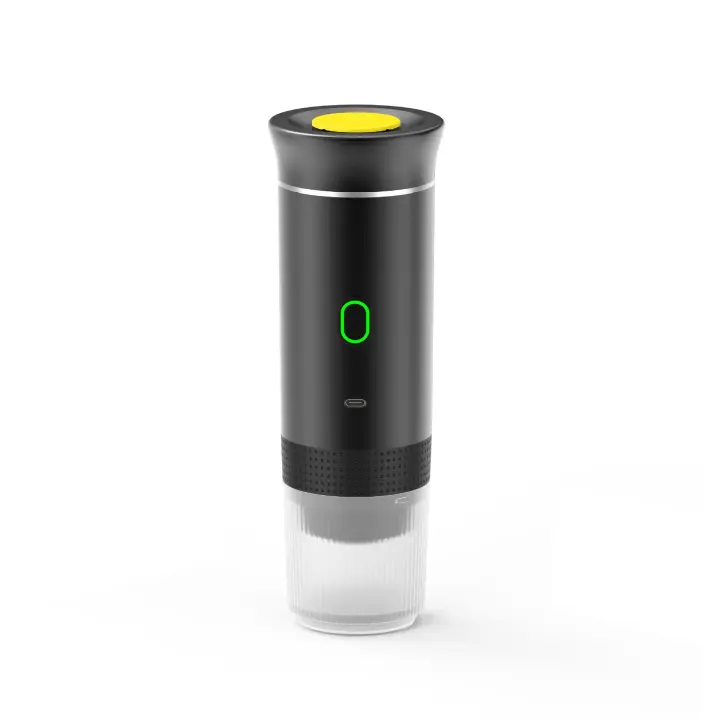 Cecodadi 20 bar Máquina de café portátil, 7500 ma café expreso recargable, para oficina, viaje, casa, compatible con cápsulas y café molido,Compatible con Café Molido y Cápsulas para RV, Senderismo, Oficina,Con función de calentamiento - 1