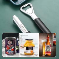 Pack 2 Abrelatas Manual Profesional – Abridor de Tarros y Botellas de Acero Inoxidable | Ajustable para Latas, Cervezas y Bebidas | Ideal para Camping y Viajes - details 1