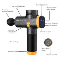 Masajeador Eléctrico De Fascia Phoenix A2 Para Relajación Muscular Con Pantalla LCD Tissue De Masaje Profundo Para Cuerpo Y Cuello - details 16