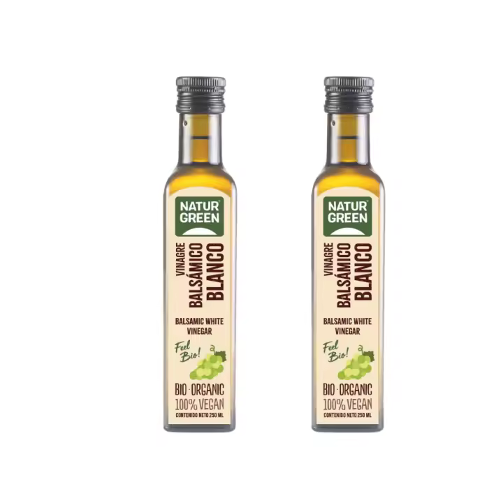 Vinagre Balsámico Blanco | Pack 2 | Sin azucares añadidos | Naturgreen - 1