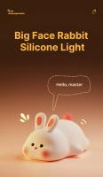Luz Nocturna LED Cute De Algodón Suave Con Forma De Oso Panda Cordero Y Conejo Recargable Por USB Para Decoración De Dormitorio Regalo De Cumpleaños Para Niños - details 12