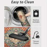Alfombra No Esmerilada Antideslizante Absorbente De Agua Resistente a Manchas Para Sala De Estar Dormitorio Decoración Del Hogar Moderna Polyester 100% - details 1