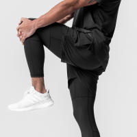 Nuevos Shorts Cortos Para Hombre Verano 2024 2-en-1 Casual Street Fitness Entrenamiento Secado Rápido Transpirable Running Shorts - details 8