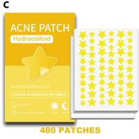 Parches De Acné Estelar 120/240/480PCS Transparentes No Irritantes Fáciles De Usar Para La Piel Suave Y Sensible - details 14
