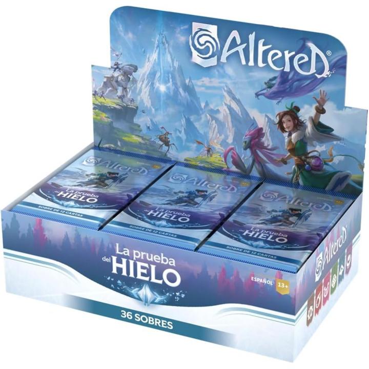 Equinox Altered: La Prueba del Hielo | Caja de 36 Sobres | Juego de Cartas Coleccionable Estratégico | A Partir de 13 Años | para 2 Jugadores | 30 Minutos por Partida | Español