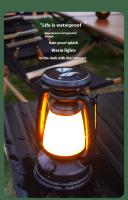 Lámpara Portátil LED Recargable USB Retro Solar Para Camping Impermeable Con Luz De Emergencia Para Exterior Y Tienda De Acampar - details 11
