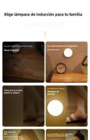 2pcs Luz De Noche Magnética Step Luz Recargable Por USB Con Sensor De Movimiento Inteligente 120° Amplio Rango De Sensación Cable De Carga Incluido - details 16