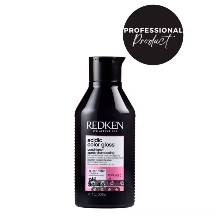 Redken | Acidic Color Gloss Acondicionador, protector de calor para cabellos teñidos, Fórmula con PH ácido, suave y brillante 500ml - 1