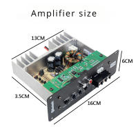 Amplificador De Bajo Potencia Alta 12v DIY Con BT5.0 Subwoofer De Coche Pure Bass 800w Placa De Amplificación De Aluminio Negro - details 6
