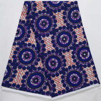 Tela De Estilo Nigéria Ghana Poliéster De Alta Calidad 6 Yardas 2025 Real Ankara Wax Lace Para Vestido De Fiesta Para Mujeres - details 17