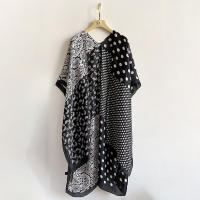 Pañuelo De Seda Premium Para Mujer Estampado De Paisley Verano Delgado Chiffon Scarf Muslim Transversal De Seda 2024 Nuevo - details 1