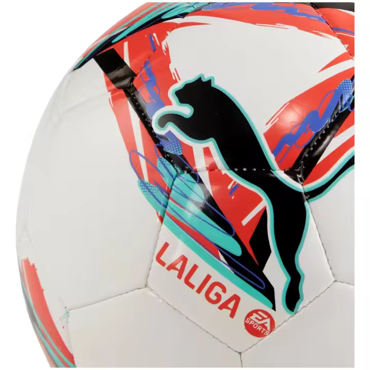 Balon de Futbol Puma Orbita Laliga 1 2024 2025 Mini para unisex en color blanco - 1
