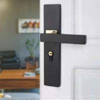 Cerradura De Seguridad Para Puerta De Metal Antirrobo Con Llaves Cerradura De Manija Para Entrada Dormitorio Baño Material De Hierro Tamaño 230*140*60mm Peso 780g - details 3
