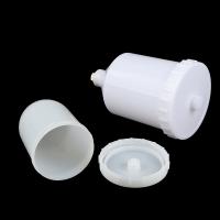 Copa De Pintura Con Atomizador De Plástico 125/250/600ml Para Pistoletas De Pintura Conector De Hilo Por Gravedad Para Herramientas De Mover Rápido - details 2