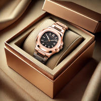 Reloj Mecánico Para Hombre De Acero Rose Gold Con Calendario Lunar Y Correa De Acero Alta Gama Resistente Al Agua Estilo Casual - details 1