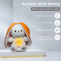 Oso De Peluche Interactivo Con Respiración Música Y Luz 4 Velocidades Ajustables Regalo Ideal Para Niños Tamaño 11.8 Pulgadas - details 0