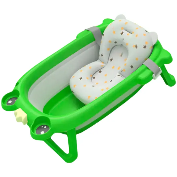 Baby Wonders® Bañera Plegable + Cojín Bebé, Bañera Bebe Recién Nacido, Bañera Portátil,Bañera Con Patas Bebe,Ducha Bebe - 1