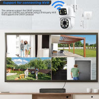 Cámara IP WIFI 6K 12MP Exterior Con Lente Tríplice 8X Zoom Cámara De Seguridad Con Rastreo Automático AI P2P CCTV Surveillance iCSee - details 17