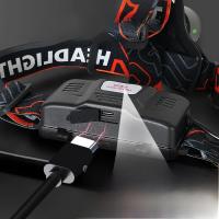 Linterna Frontal Potente 10000000LM Con 3 Modos Luz LED Para Camping Pesca Caza Impermeable Con Luz De Advertencia - details 23