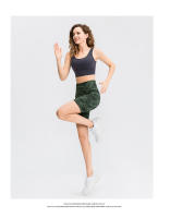 Pantalones cortos de Yoga para mujer, pantalones de camuflaje, cintura alta, ajustados, para gimnasio, Fitness, correr, mallas deportivas, medias de secado rápido S M L XL 2XL - details 11