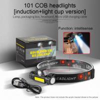 Linterna Frontal COB LED Recargable Con Imán Impermeable Para Camping Pesca Minera Luz De Escritorio Con Ángulo De Haz De 60° - details 29