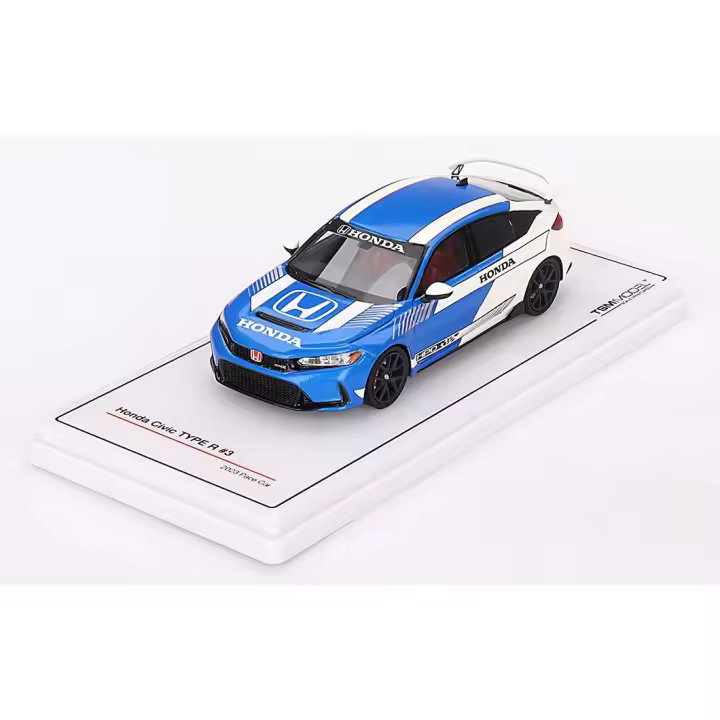 Modelo de TSM 1/43 HONDA CIVIC TYPE R AZUL 2023 - TSM430767 - 1