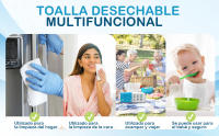 Toallas Facial Desechables, Toallitas Secas 100% de Algodón, Toalla de Belleza Natural y Biodegradable, Toallitas Húmedas y Secas Para Maquillaje, Ideal Para Todo Tipo De Piel (20 x 20cm, 180 piezas) - details 2