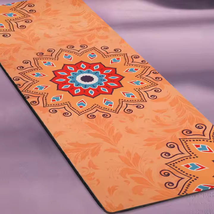 🎁【Detalles para Mamá】Alfombras de Yoga Antideslizante 183x68cm - Ultra Fina (1,5mm), Material Natural de Goma, Absorbente de Sudor, Ajustable-Ideal para Yoga/Pilates/Fitness en Casa o Gimnasio - 1