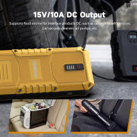 Arrancador de batería de coche multifuncional, bomba de aire de 26800mAh,GOOLOO GP4000 PRO Jump Starter, Power Bank de , Pico de 4000A, Salida de CC de 15V 10A, LED Blanco de 1W, Diesel de 10L - details 3