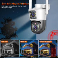 Cámara PTZ Wifi 4K 8MP Dual Lente Vigilancia CCTV IP Visión Nocturna Inteligencia Artificial Rastreo Automático Exterior - details 4