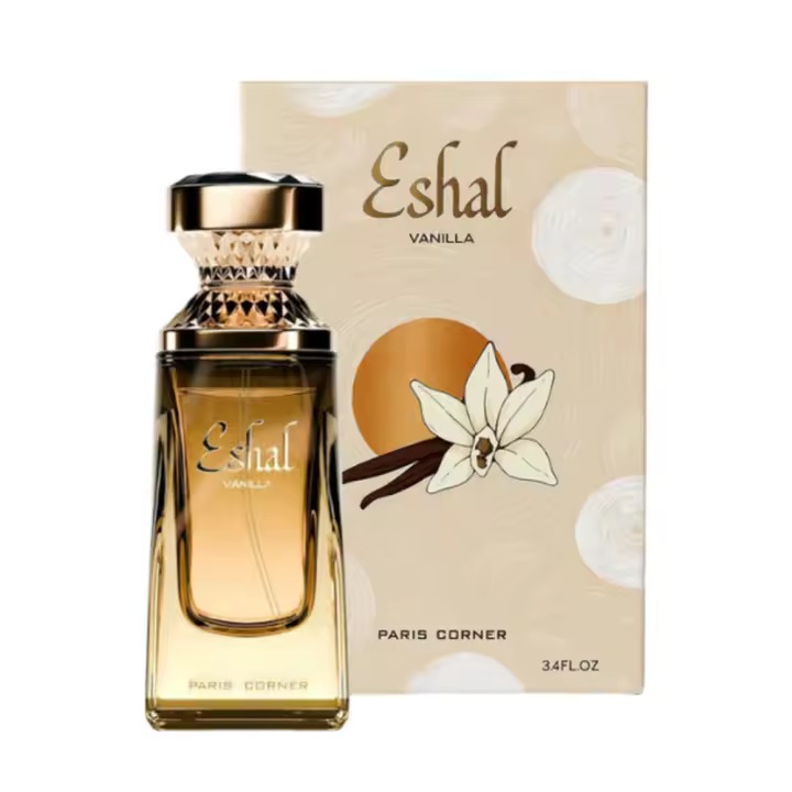 Eshal Vanilla de Paris Corner Eau de Parfum 100 ml – Perfume Árabe 100% Original, Vainilla Oriental y Flores Exóticas - 1
