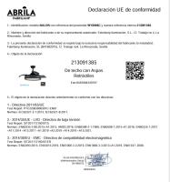 FABRILAMP Ventilador Dc Nalon 72w Negro/madera Oscura 3aspas109d 7200lm 3000k,4500k,6000k Remoto+memoria+temporizador Incluye mando a distancia y dos tijas de 10 y 25 centímetro Productos originales calidad de confianza - details 4