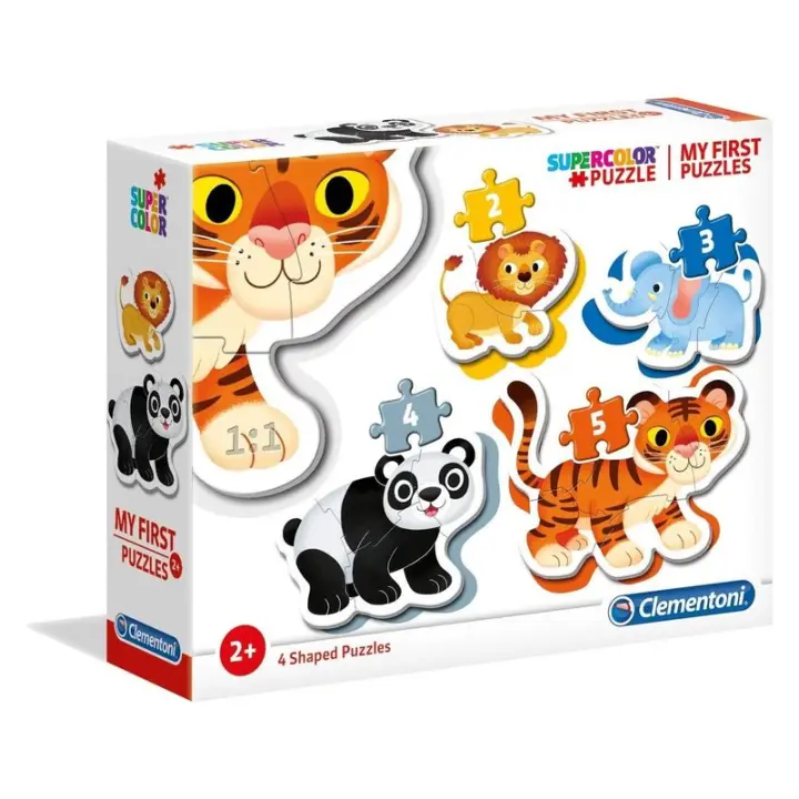 Mi primer puzzle infantil animales salvajes para niños de 2 años 20810 - 1