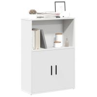 vidaXL Estantería madera de ingeniería 60x24x85 cm en color Marrón roble/Negro/Gris hormigón y más | almacenamiento funcional diseño moderno para baño dormitorio sala - details 5